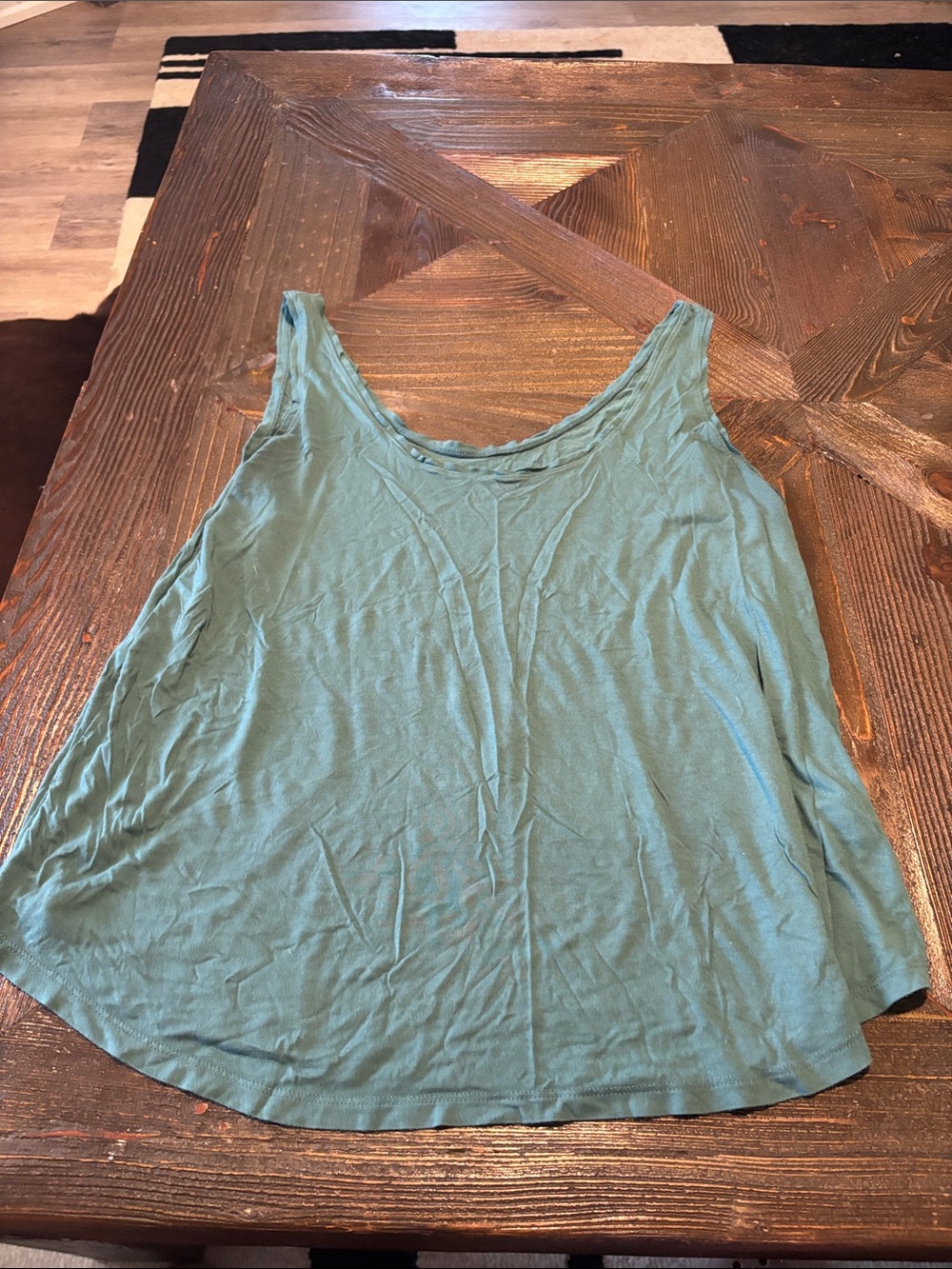 a new day Green Scoop Neck Tank Top